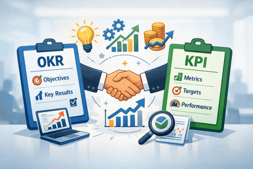 OKR a KPI: jak je používat společně, aby metriky podporovaly byznys, ne škodily